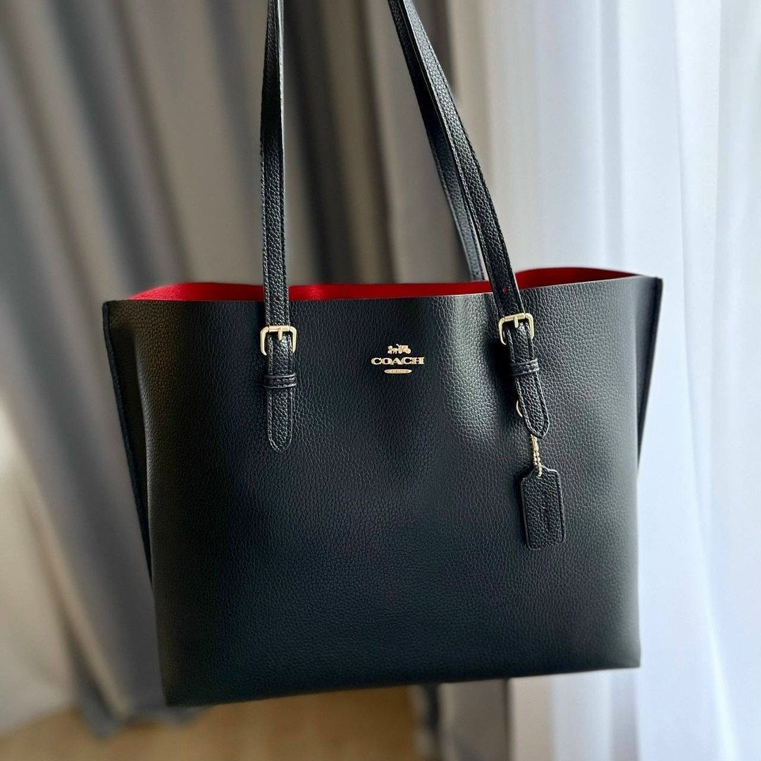сумка шоппер coach,сумка coach,сумка тоут coach,coach mollie tote in signature canvas,сумка женская coach шоппер