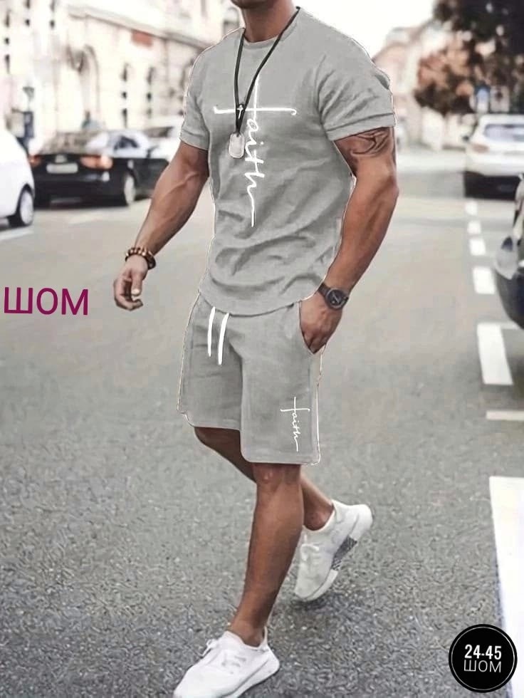 модные мужские футболки,спортивные мужские костюмы,мужская футболка,футболка и шорты комплект,одежда мужская