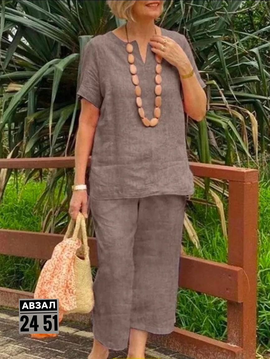костюм женский льняной,женские летние костюмы,женский летний костюм из хлопка и льна,летняя одежда для женщин,костюм женский лен