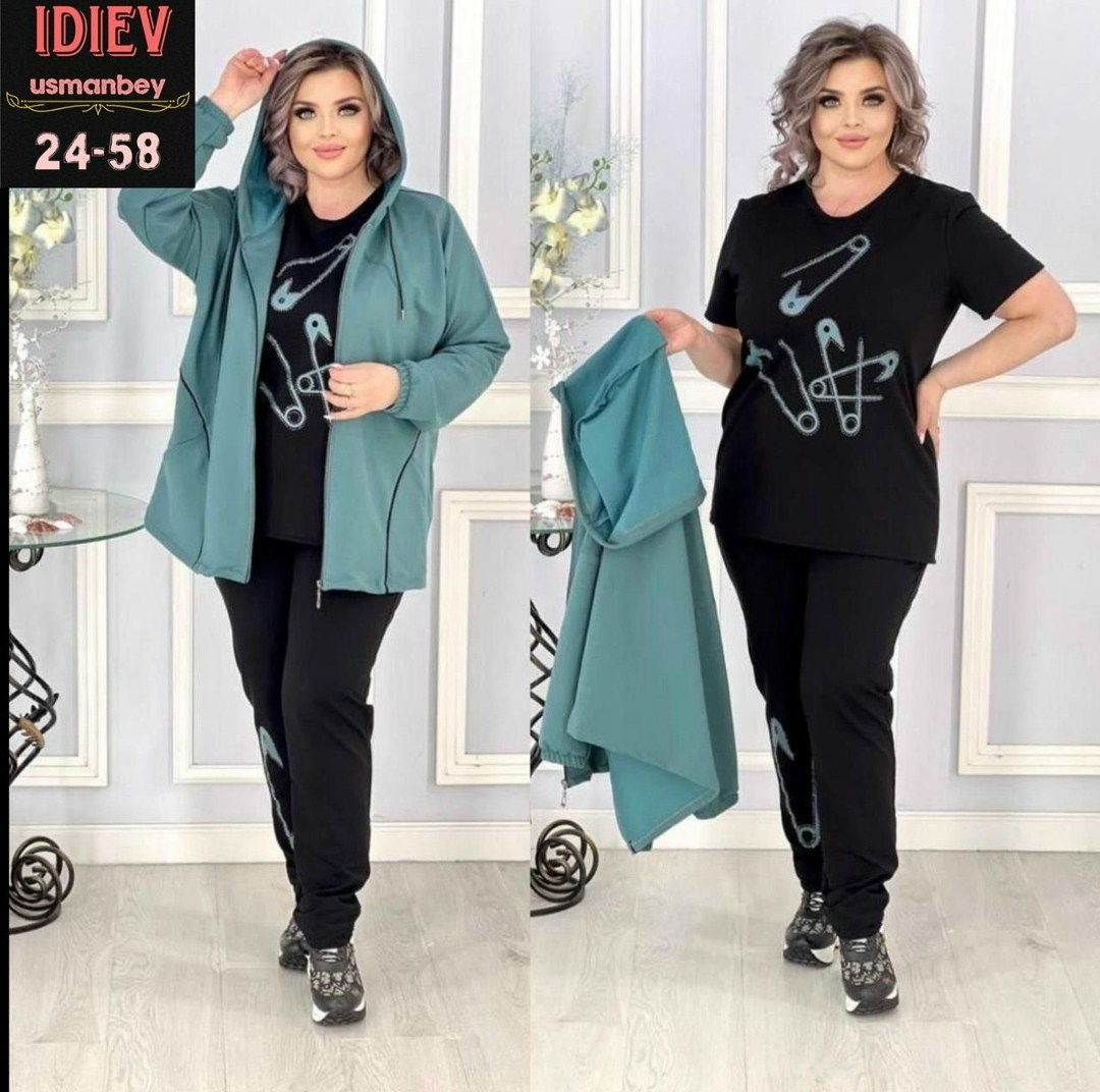 спортивные костюмы женские,костюм тройка женский,женский костюм,трикотаж костюм,стильная одежда больших размеров