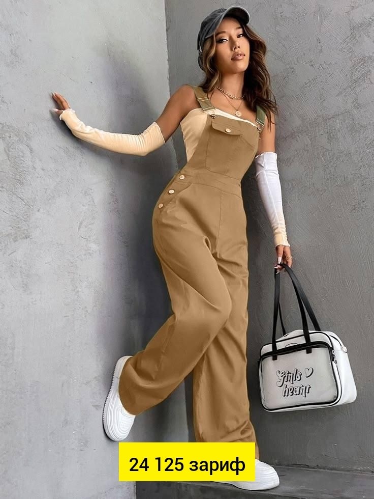 женские комбинезоны,комбинезон модный,женские повседневные свободные комбинезоны,комбинезон с карманами,комбинезон
