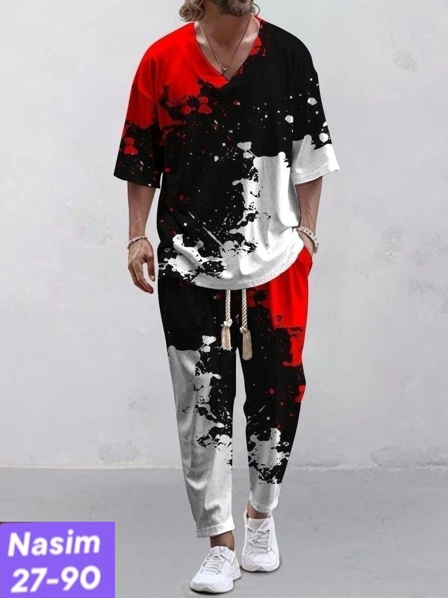 костюм с принтом,мужская мода,спортивные мужские костюмы,мода мужская,одежда мужская