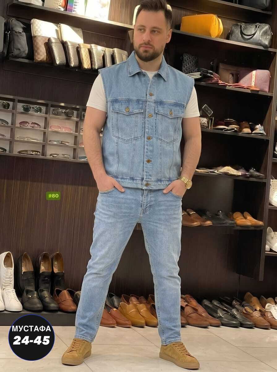 жилет джинсовый мужской,жилет джинсовый,джинсовая безрукавка мужская,джинсовая жилетка мужская,жилет мужской