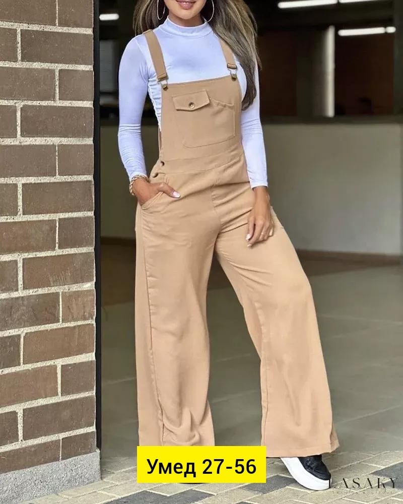 женские комбинезоны,комбинезон с карманами,элегантные комбинезоны,брючный комбинезон,комбинезон