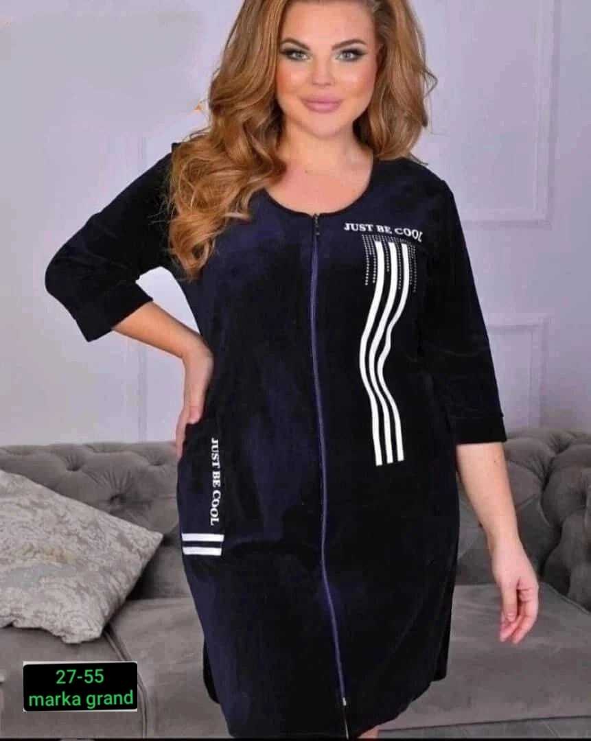 халат велюровый,женский велюровый халат,халат на молнии велюровый женский,халат велюровый тканьдлина: 103 105 смразмеры 54 арт.3512706,халат женский