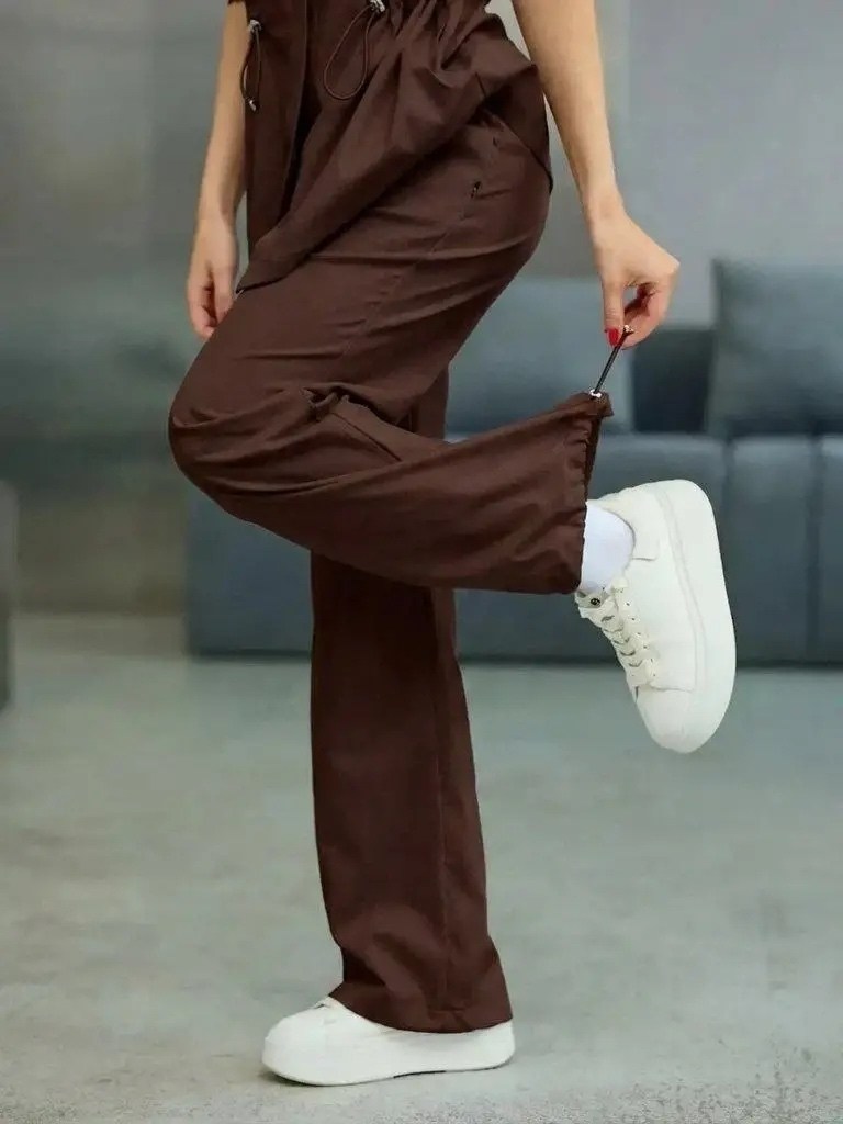 медицинские костюмы женские,медицинские костюмы,костюм buter 3039 коричневый,костюм коричневый,костюм женский брючный