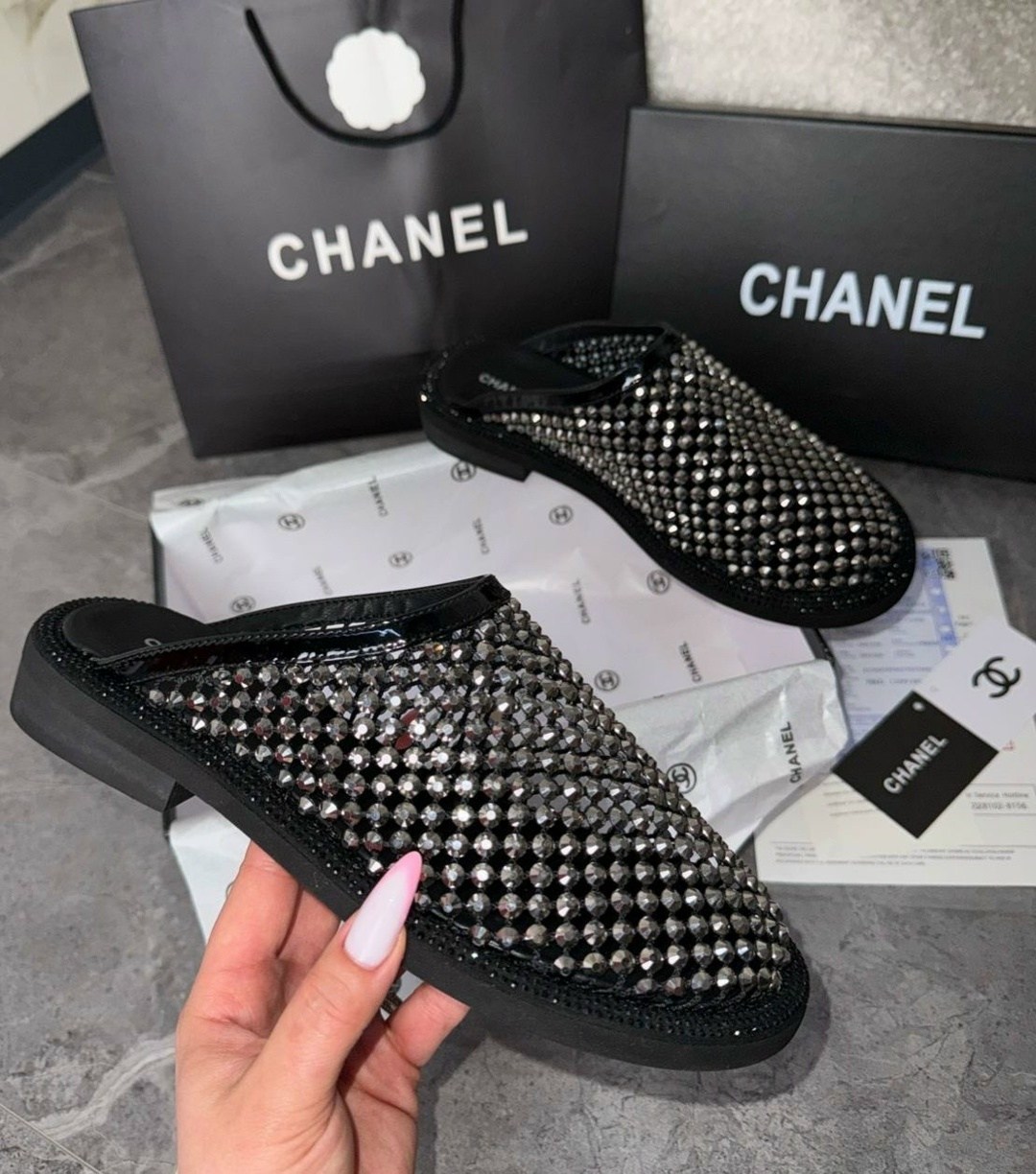 мюли chanel,,женские шлепанцы,шлепанцы модные,летние шлепанцы