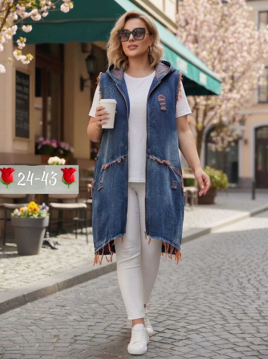 жилет джинсовый женский с карманами,жилет джинсовый женский,джинсовый жилет,жилетка джинсовая длинная,джинсовая жилетка больших размеров