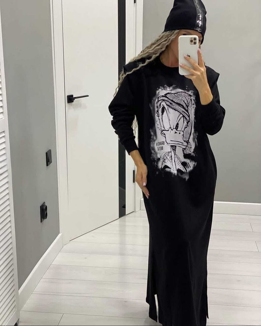 платье на флисе, ,удлиненное платье,платье туника,платье с капюшоном