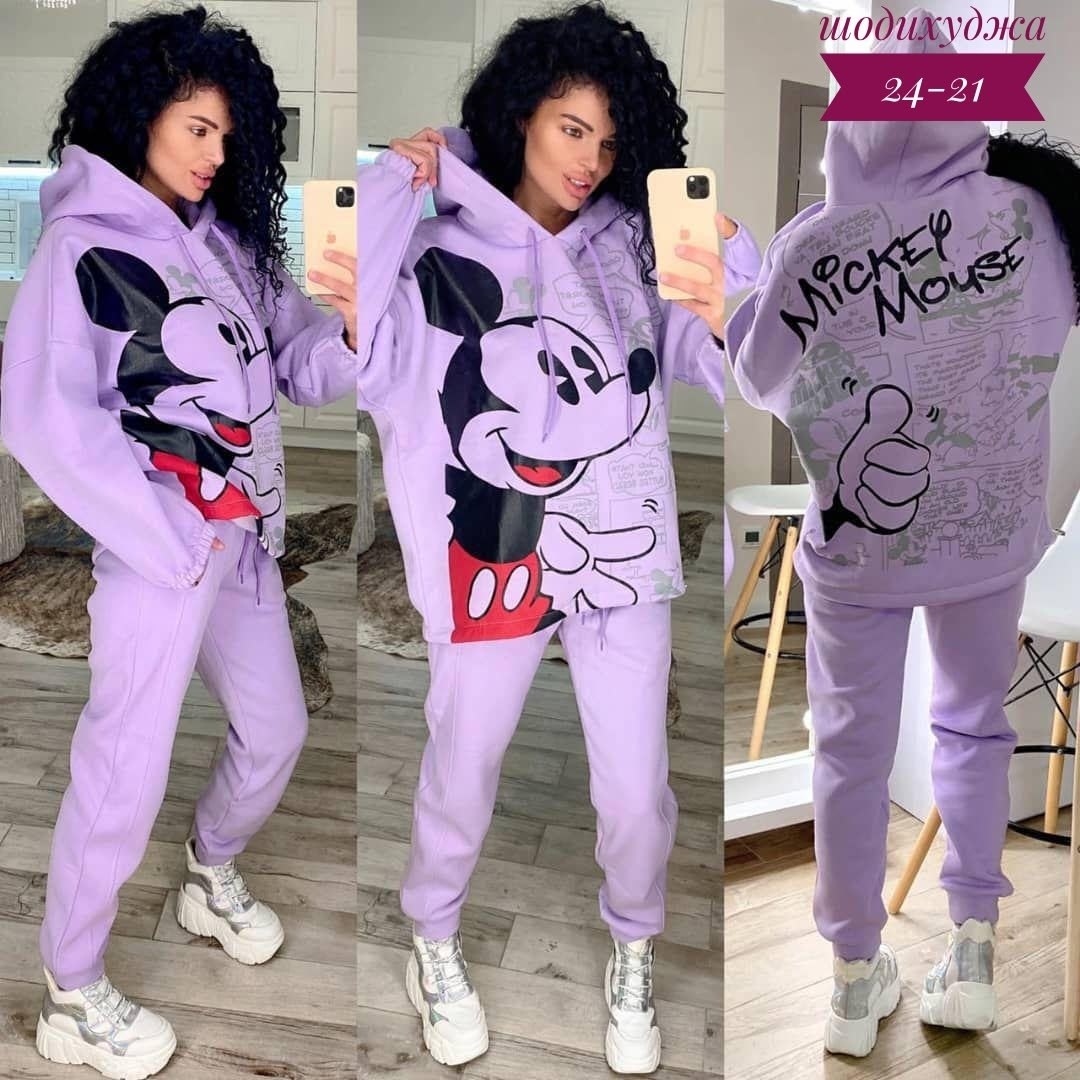спортивный костюм с микки маусом женский,cпортивный костюм теплый,женский спортивный костюм на флисе,спортивный костюм микимаус женский,костюм на флисе