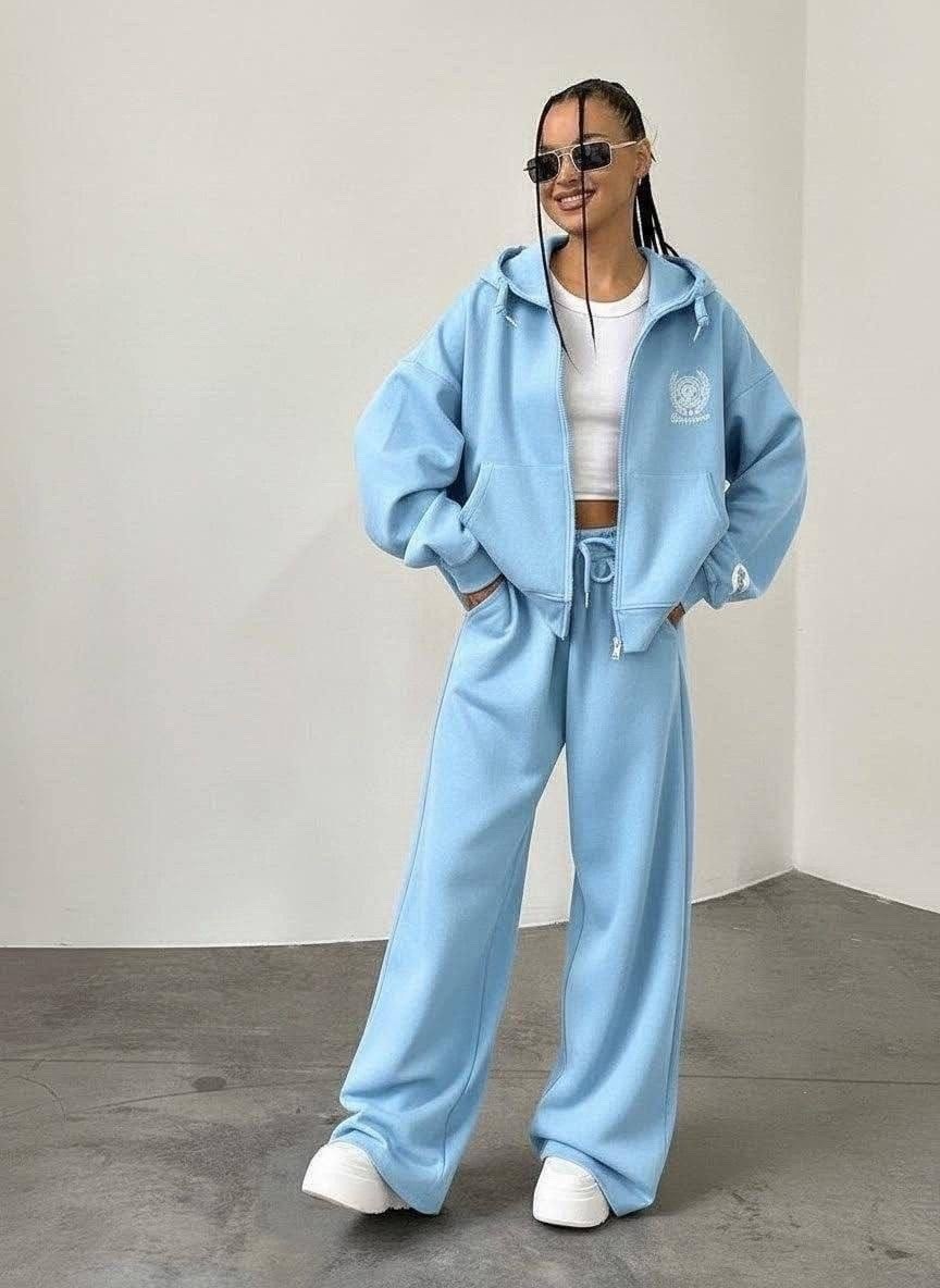 костюм спортивный,женский спортивный костюм,womens baby blue tracksuit,костюм голубой,женский костюм на флисе