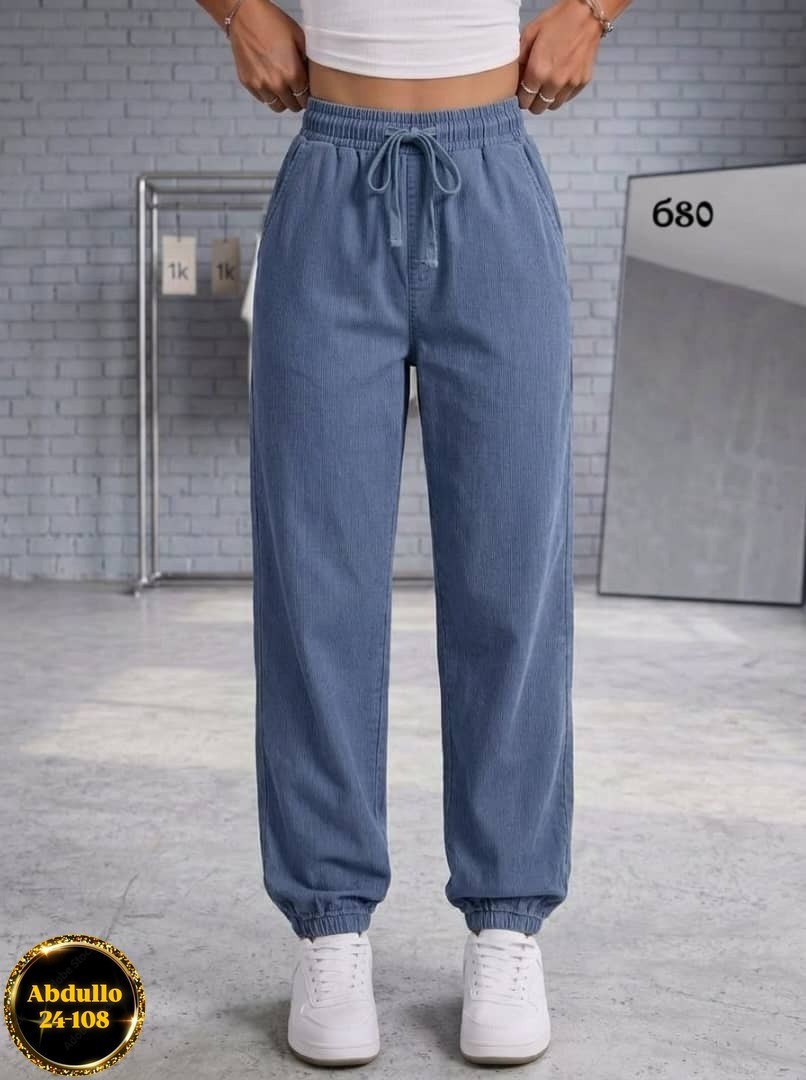 джоггеры джинсы,брюки джоггеры свободные нина ф 212201327,джинсовые джоггеры,женские джинсы,джинсы брюки