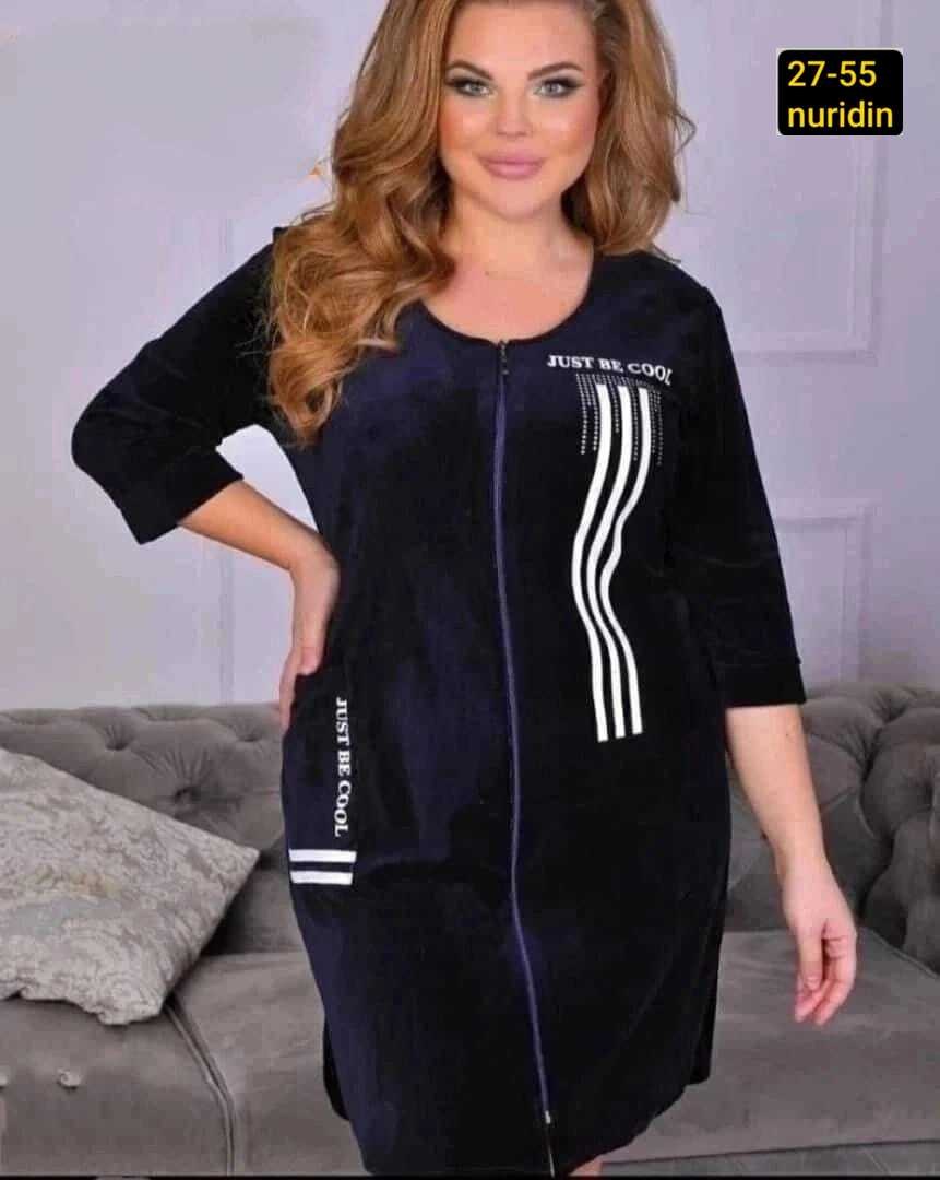 халат велюровый,женский велюровый халат,халат на молнии велюровый женский,халат женский,халат люба