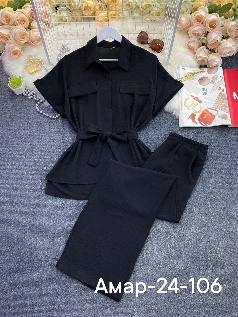 брючный костюм,брючный костюм жатка,костюм женский летний брючный,костюм двойка женский летний брючный,летний брючный костюм