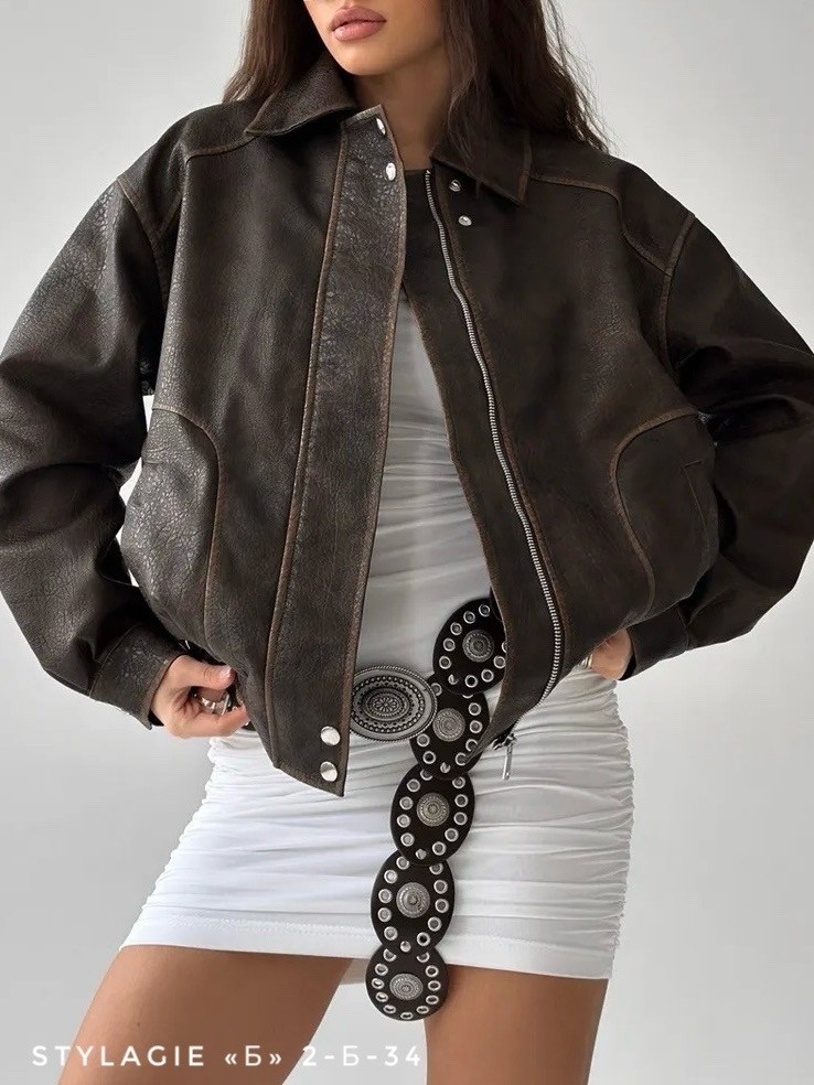 куртка кожаная,женская кожаная куртка,косуха куртка кожаная укороченная оверсайз,куртка косуха,куртка бомбер кожаная