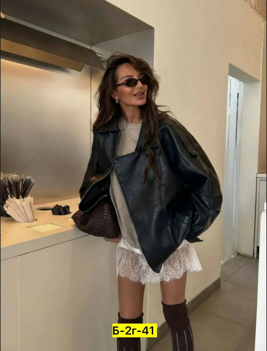 куртка кожаная косуха eleganza 260605001,женская куртка кожаная косуха,куртка косуха женская,куртка косуха,косуха кожаная куртка экокожа оверсайз