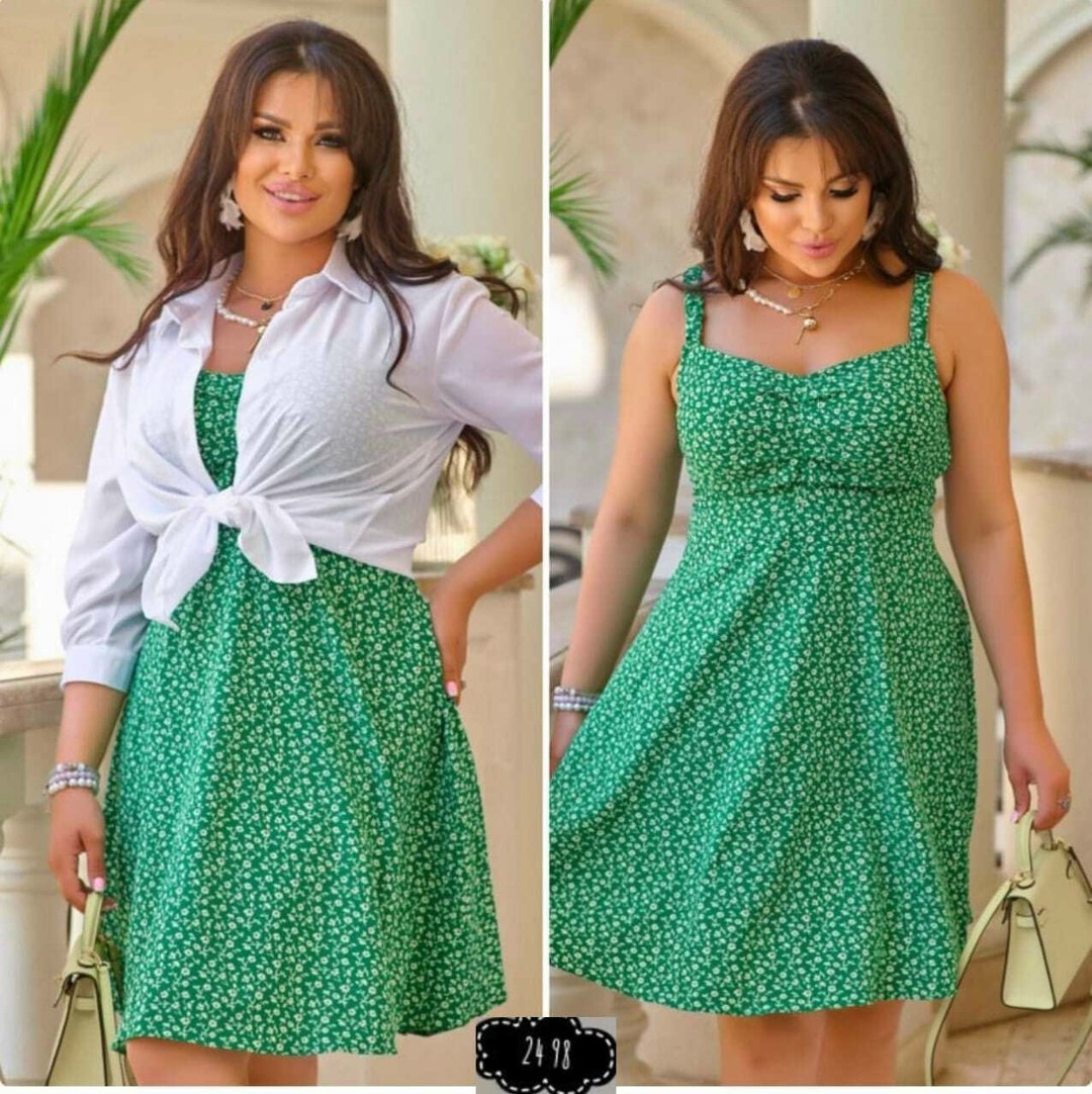 женские платья летние,комплект сарафан и рубашка,сарафан с рубашкой,платье женское сарафан,платье женской