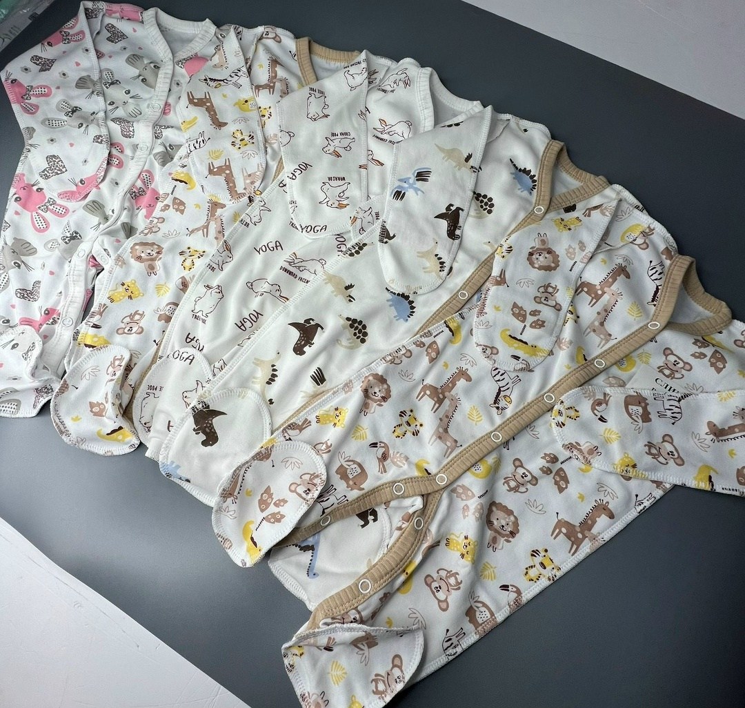 комплект комбинезон,комбинезон слип для новорожденных нательный 3 штуки,комплект для новорожденного,комбинезон для новорожденного,нательный комбинезон слип для новорожденного