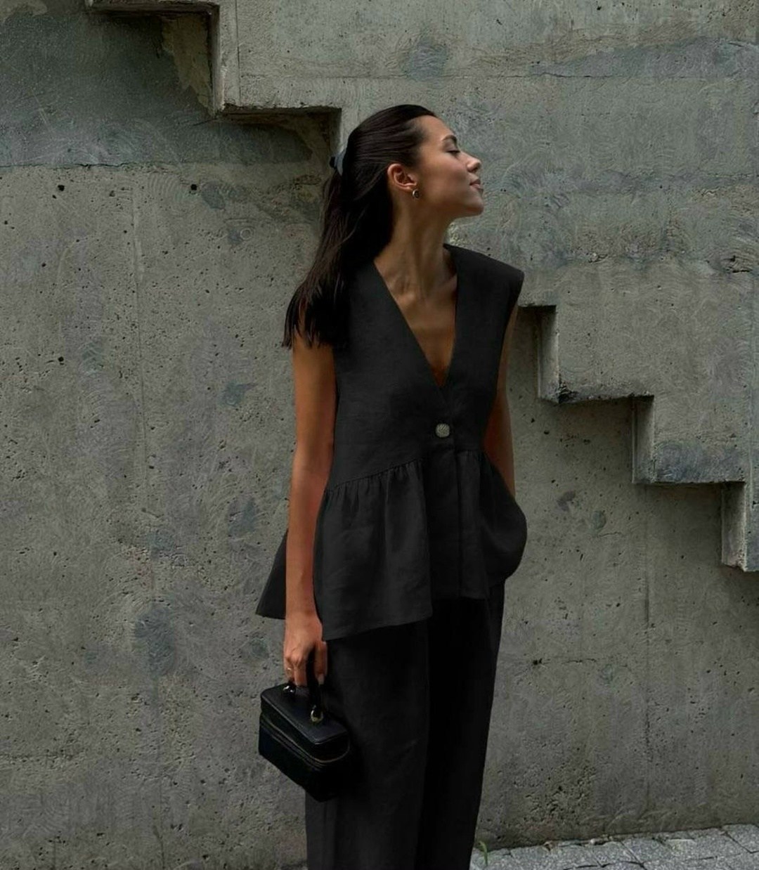 костюм льняной летний,костюм женский с жилеткой,стильные костюмы,костюм женский летний,летние костюмы