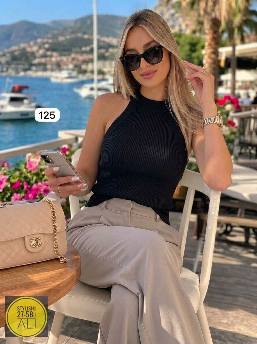 женская майка,трикотажный топ,женские топы,майка базовая,вязаная майка