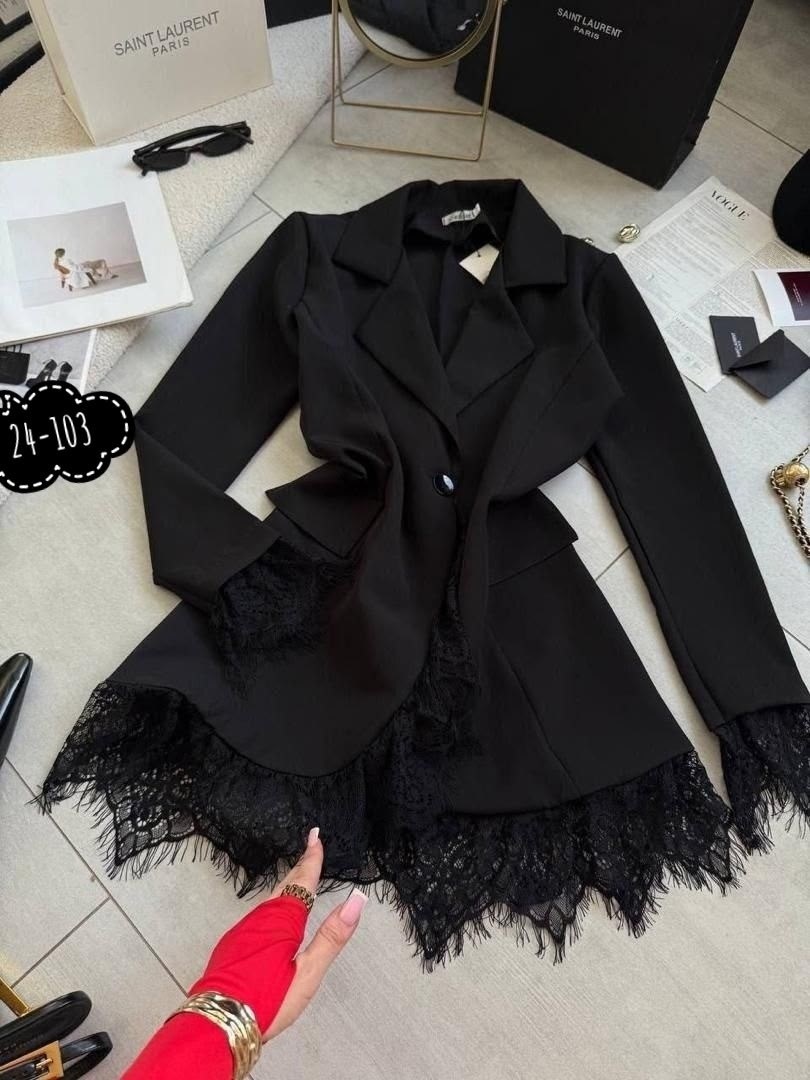 жакет с кружевом,платье пиджак с кружевом,пиджак с кружевом,блейзер с кружевом,пиджак женский кружево