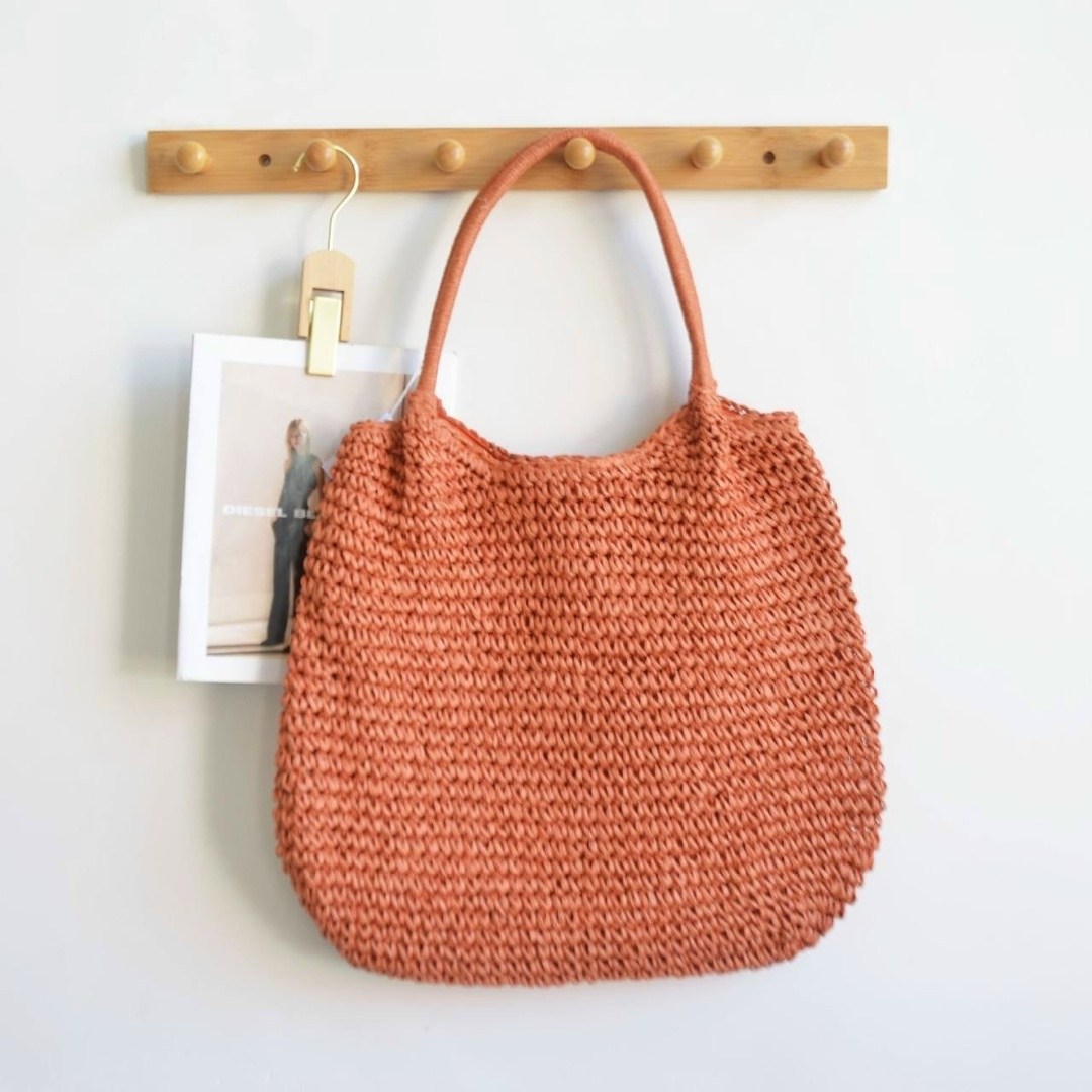 вязаная сумка шоппер,плетеная сумка,женская соломенная сумка,вязаная сумка тоут,вязаная сумка
