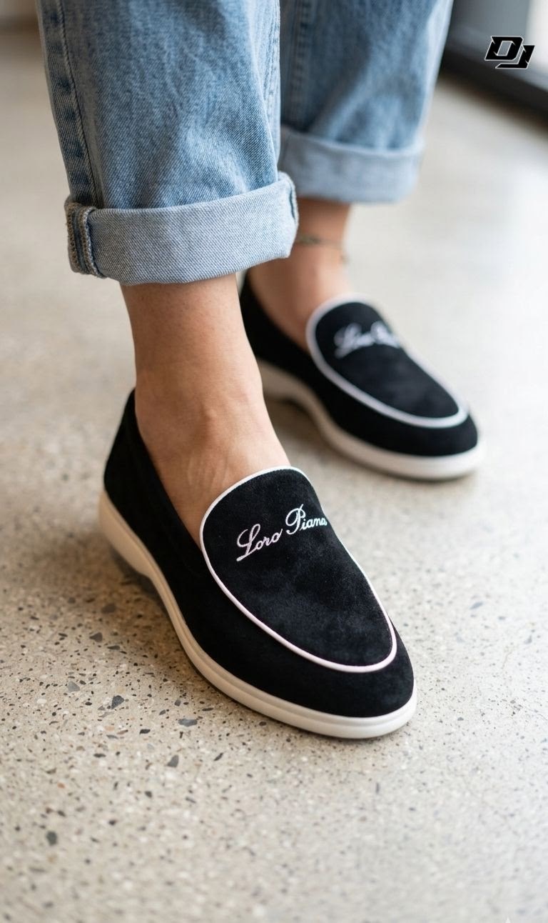 ,лоферы loro piana,лоферы натуральная замша loro piana,лоферы женские замшевые,лоферы женские