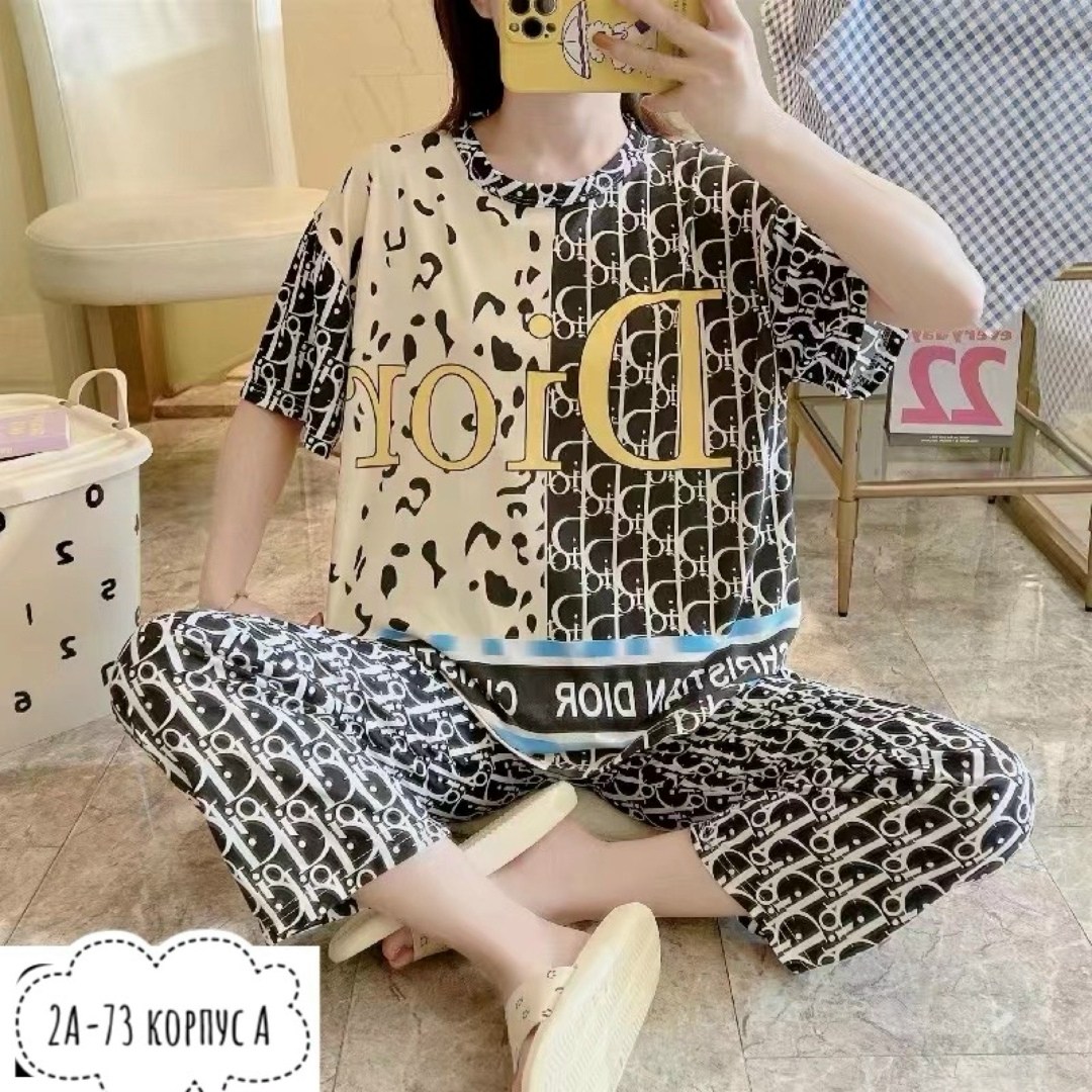 пижама женская,пижама с брюками женская,пижама с мультяшным принтом,пижама с принтом,пижама женская костюм