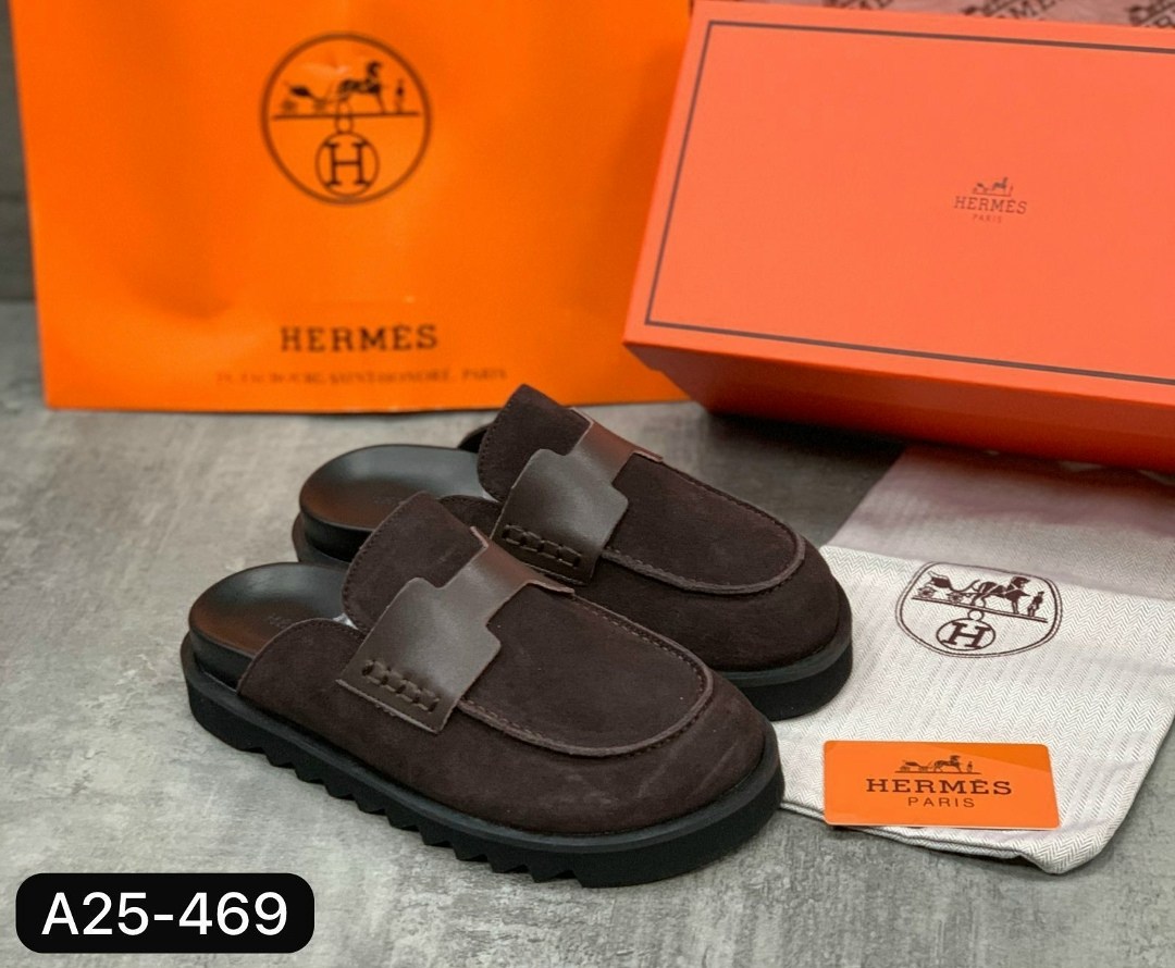 hermes,шлепанцы hermes,тапочки hermes,замшевые шлепанцы hermes,мюли hermes