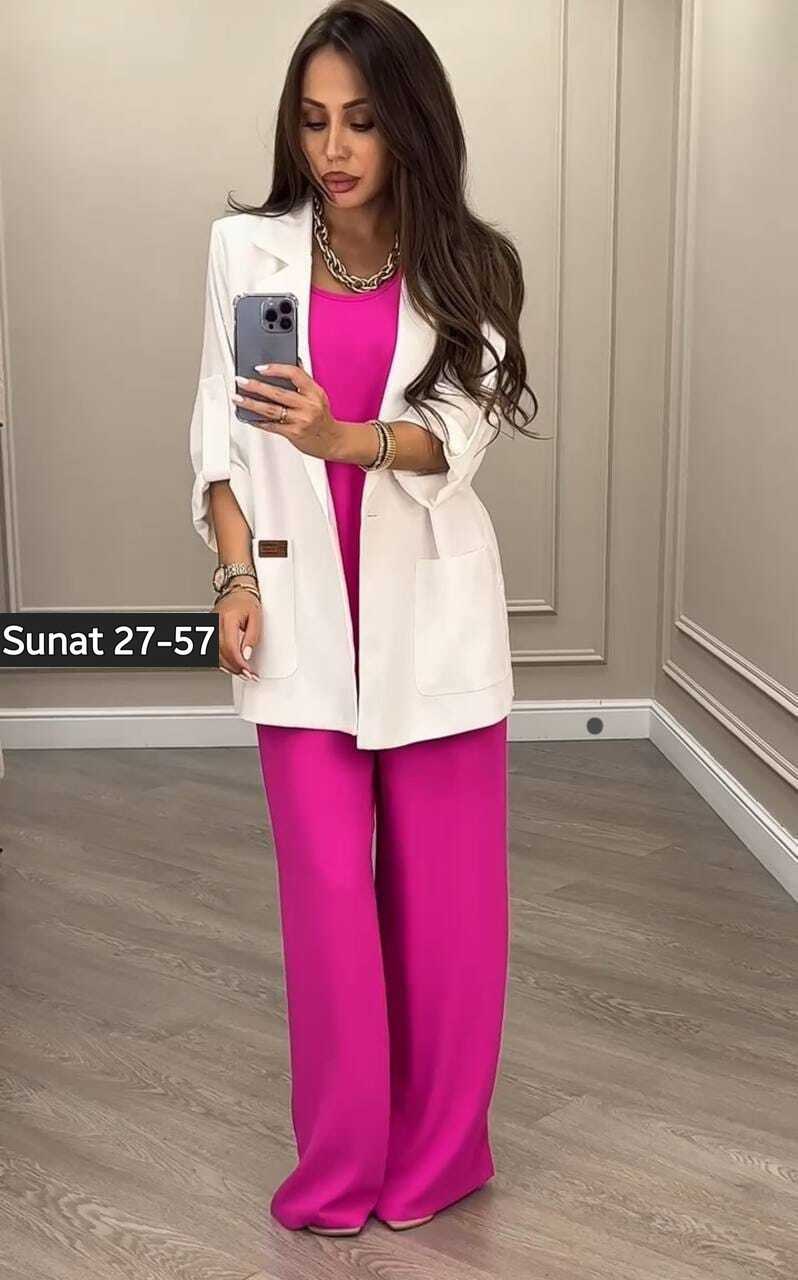 костюм двойка женская,костюм с брюками,брючный костюм anelli 1398 фуксия,женский брючный костюм двойка,костюм брючный летний женский