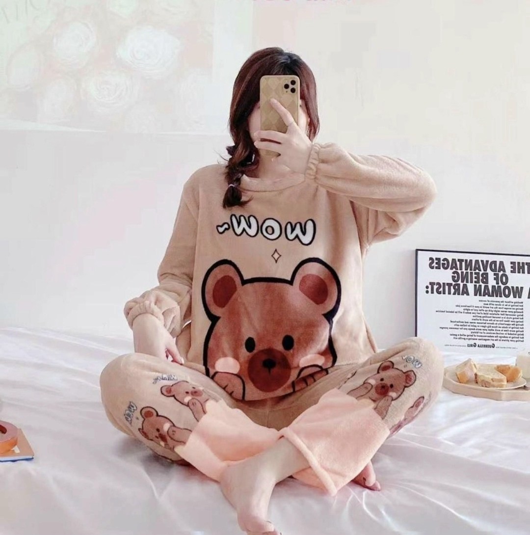 теплая пижама,пижама корейская,пижама женская теплая,пижама для женщин,женская домашняя пижама
