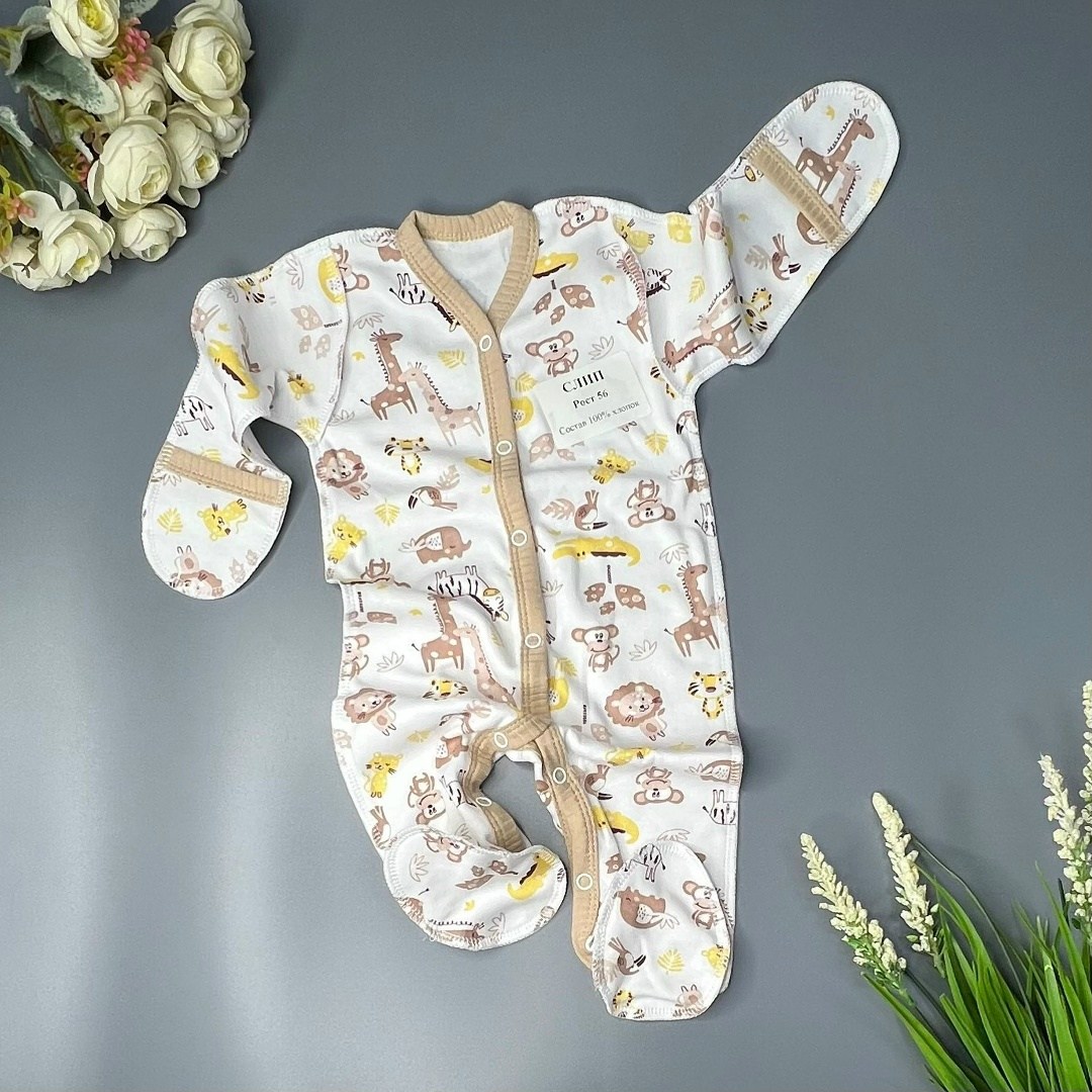 комплект комбинезон,комбинезон слип для новорожденных нательный 3 штуки,комплект для новорожденного,комбинезон для новорожденного,нательный комбинезон слип для новорожденного