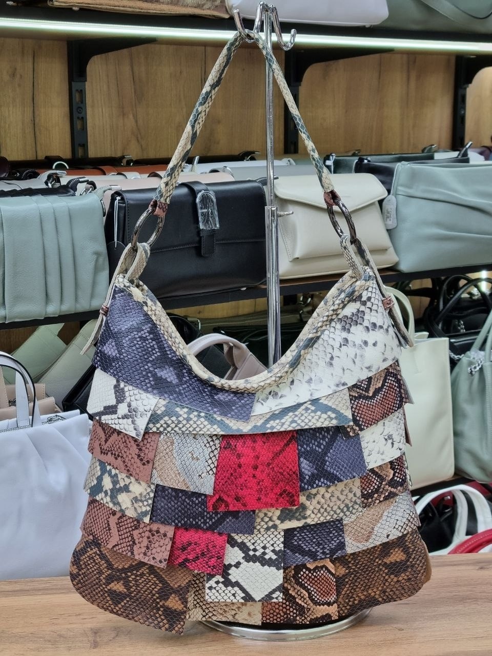 сумка,сумка из кожи питона,женская сумка,сумка из змеиной кожи,сумка жен