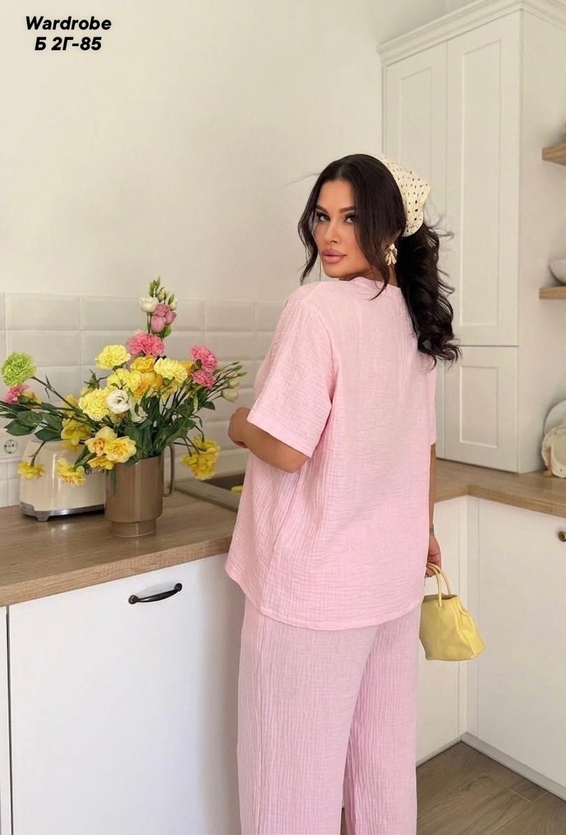 летний брючный костюм женский,костюм с брюками,брючный костюм из муслина,летний брючный костюм,женские летние костюмы