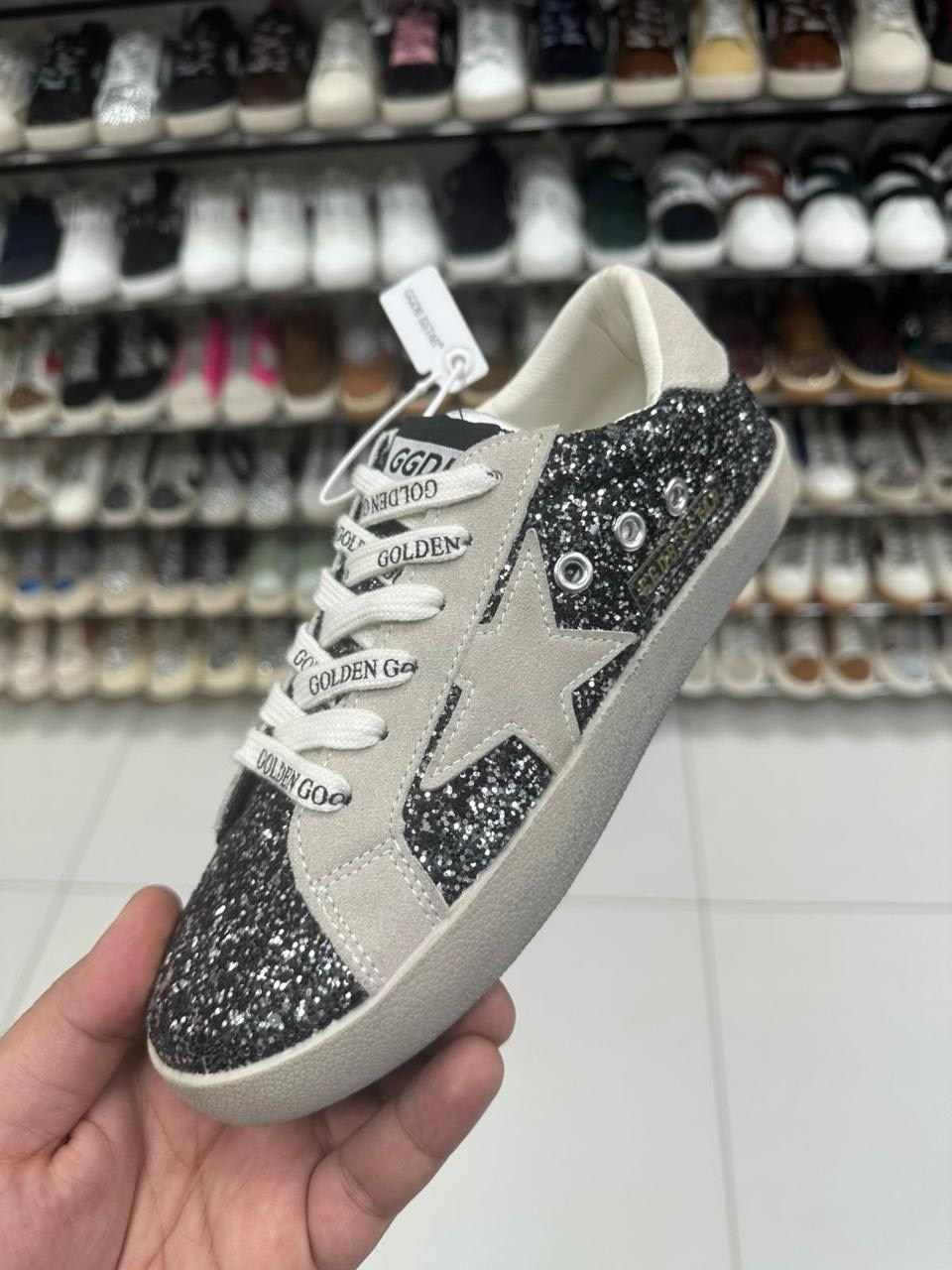 кроссовки golden goose с пайетками на платформе,кеды golden goose,,кроссовки golden goose,атва