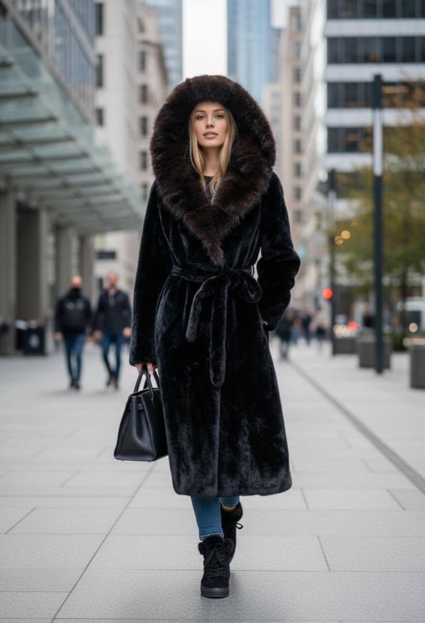 шуба норковая с капюшоном,длинная норковая шуба,удлинённая шуба из экомеха,норковая шуба blackglama,шуба норковая 110 см капюшон соболь