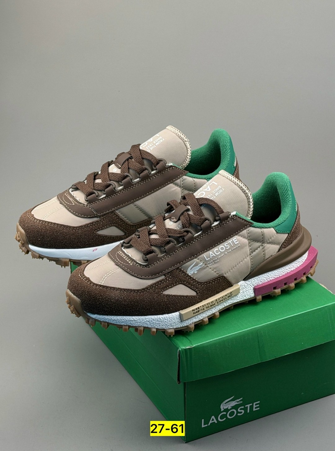 кроссовки женские lacoste elite active коричневый,кроссовки lacoste,кроссовки lacoste elite active,кроссовки для образа жизни женские низкие lacoste, цвет light brown/green,кроссовки lacoste мужские