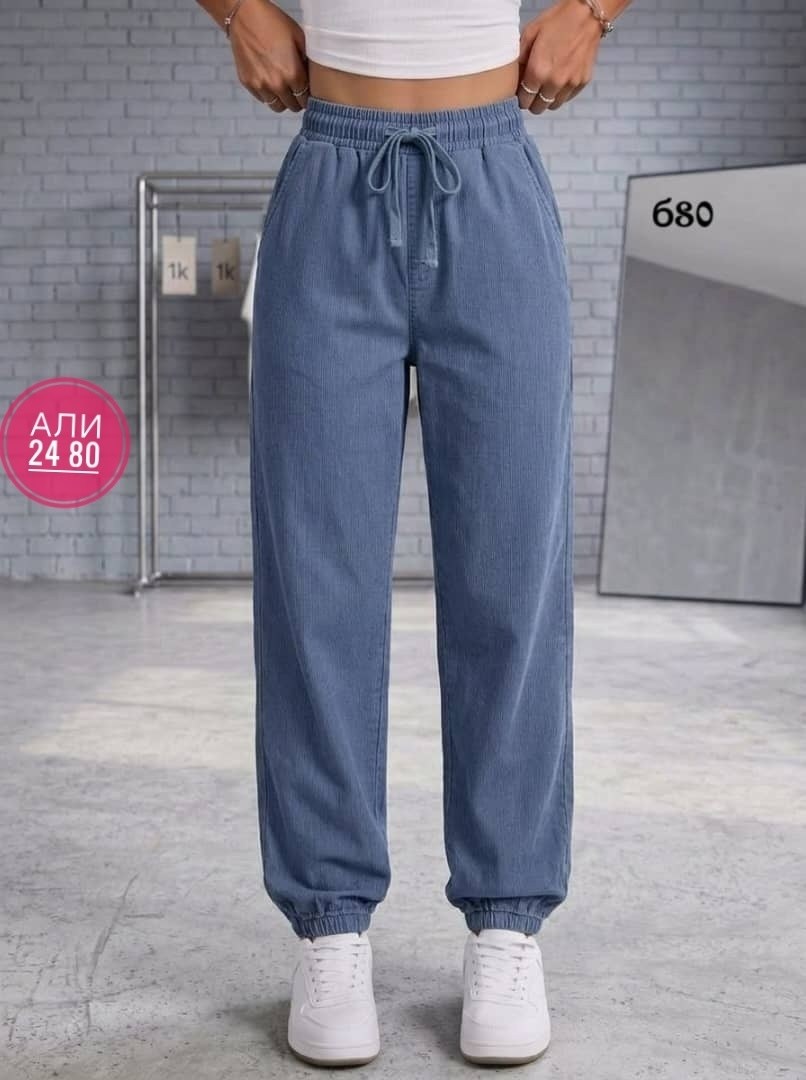 джоггеры джинсы,брюки джоггеры свободные нина ф 212201327,джинсовые джоггеры,джинсы брюки,женские джинсы