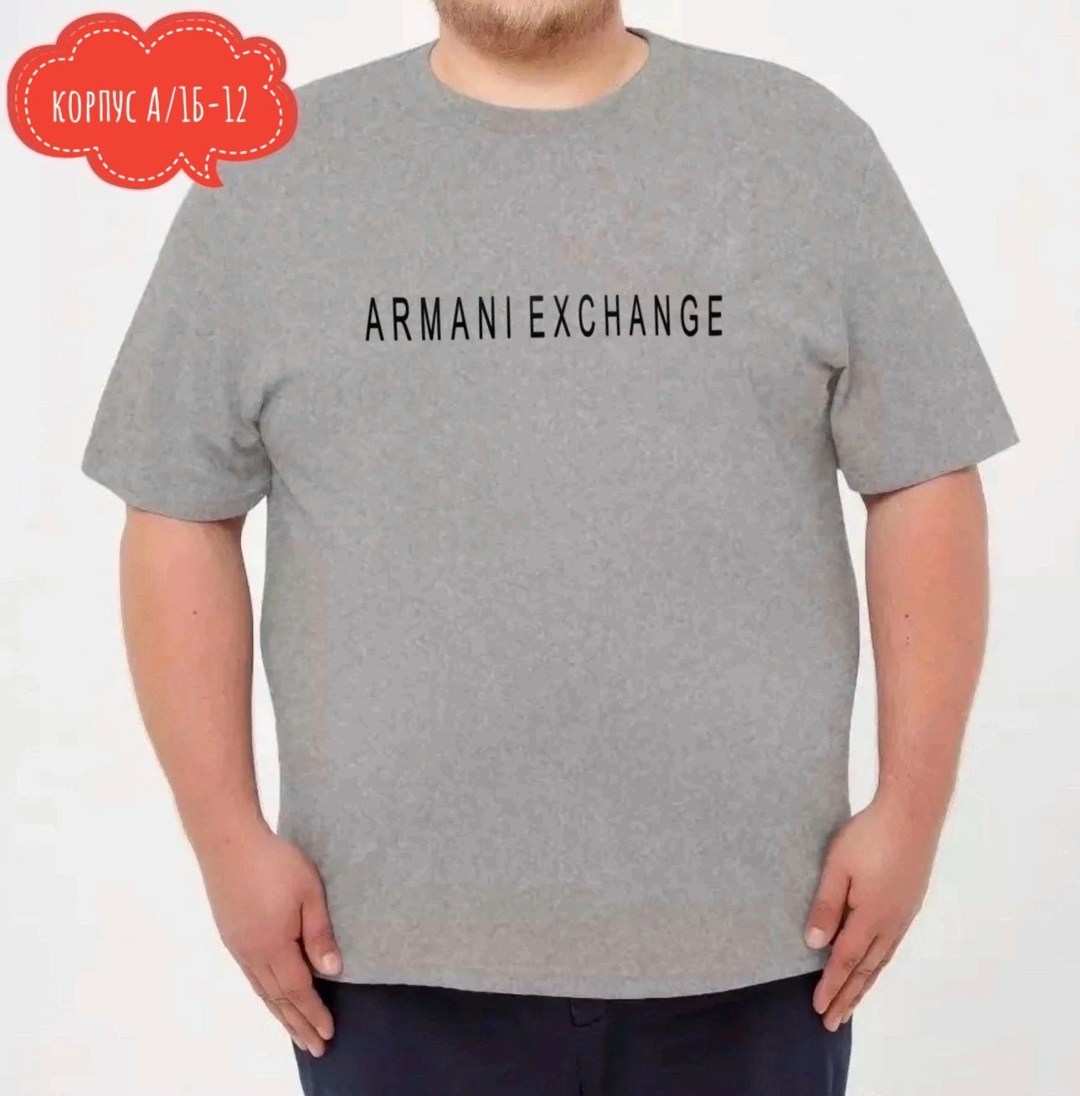 футболки мужские,футболка armani exchange,футболка armani exchange мужская,мужская мода,футболка хлопок большие размеры