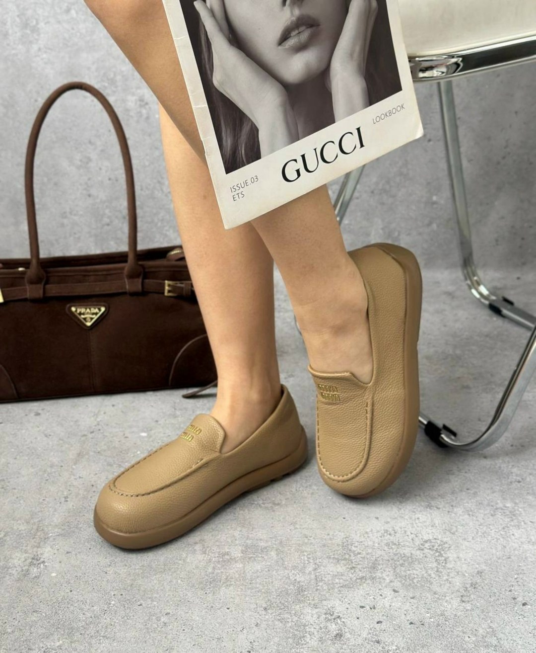 ,женские мокасины,лоферы женские,лоферы прада женские,лоферы бежевые