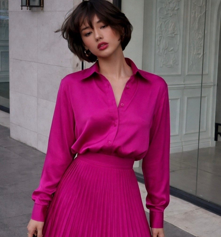 костюм с плиссированной юбкой,костюм с юбкой,платье стильное,юбка плиссе,модное платье