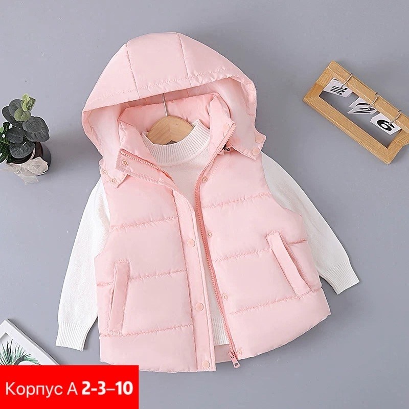 жилет для малыша,жилет с капюшоном,жилетка детская,теплый жилет,жилет детский