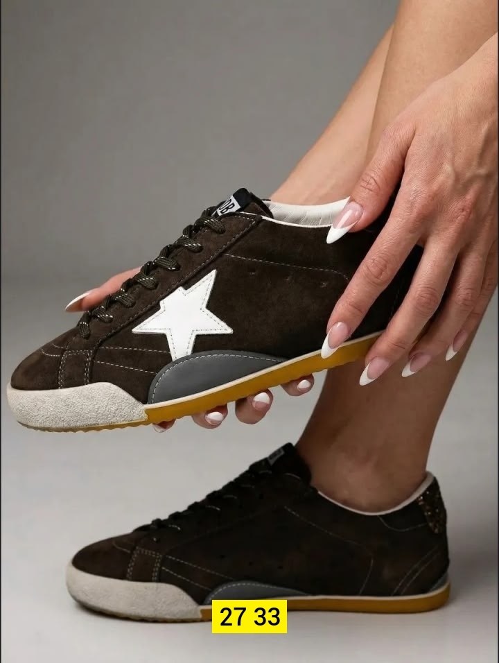 ,golden goose кеды superstar со вставками коричневый,кеды golden goose,женские кроссовки,кроссовки замш