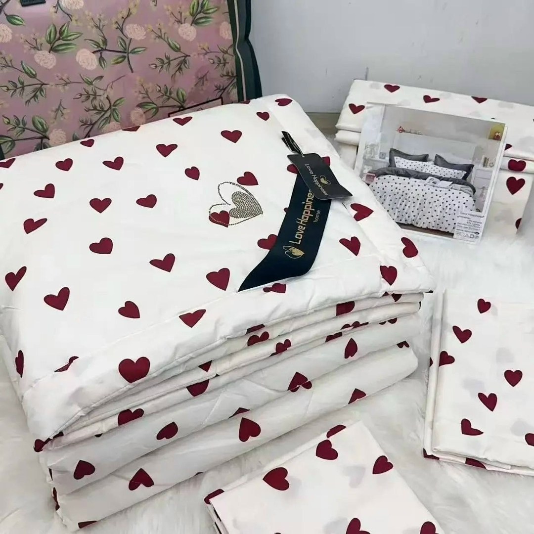 комплект постельного белья с одеялом сатин евро,комплект постельного белья с одеялом,комплект постельного белья с готовым одеялом,комплект постельного белья с одеялом santfair,комплект постельного бел