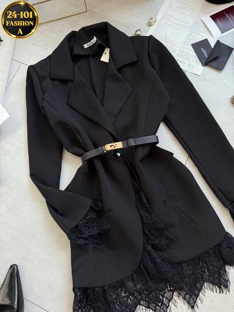 жакет приталенный,жакет,пиджак женский,пиджак с кружевом,жакет деловой