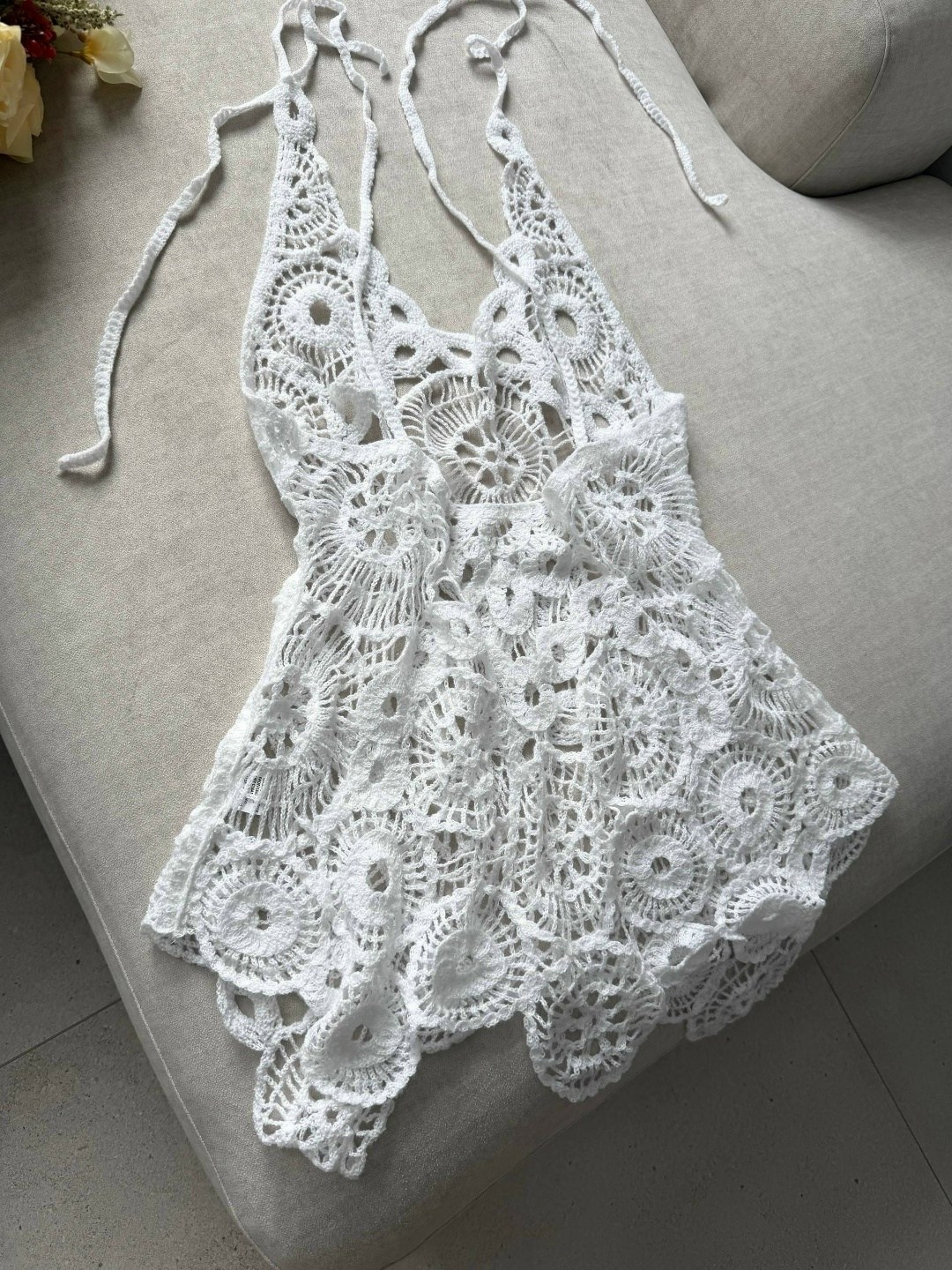 вязаное пляжное платье,ажурное платье,пляжное платье крючком,пляжное платье,кружевное мини платье