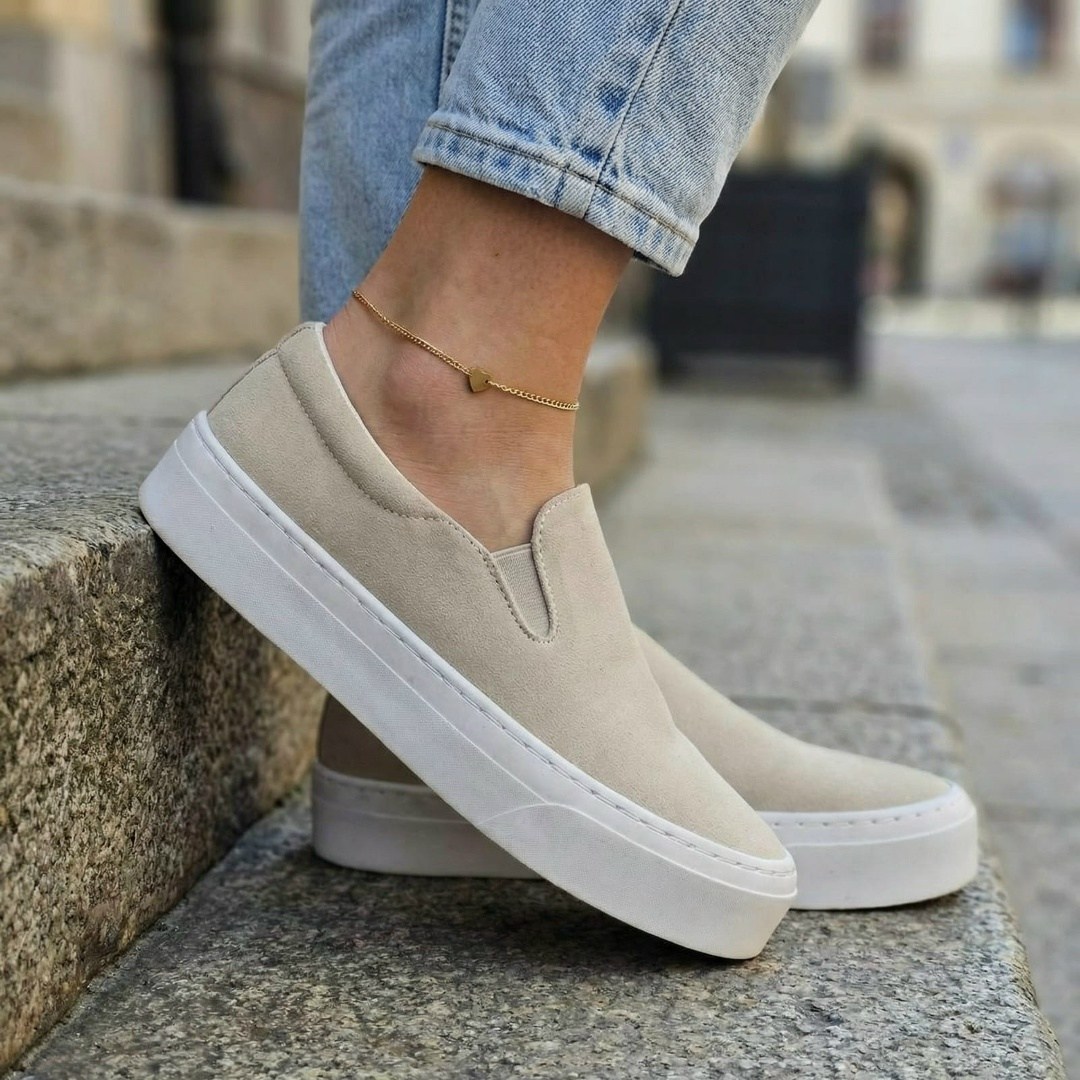 ,слипоны женские,женская ,слипоны из натуральной замши, слипоны