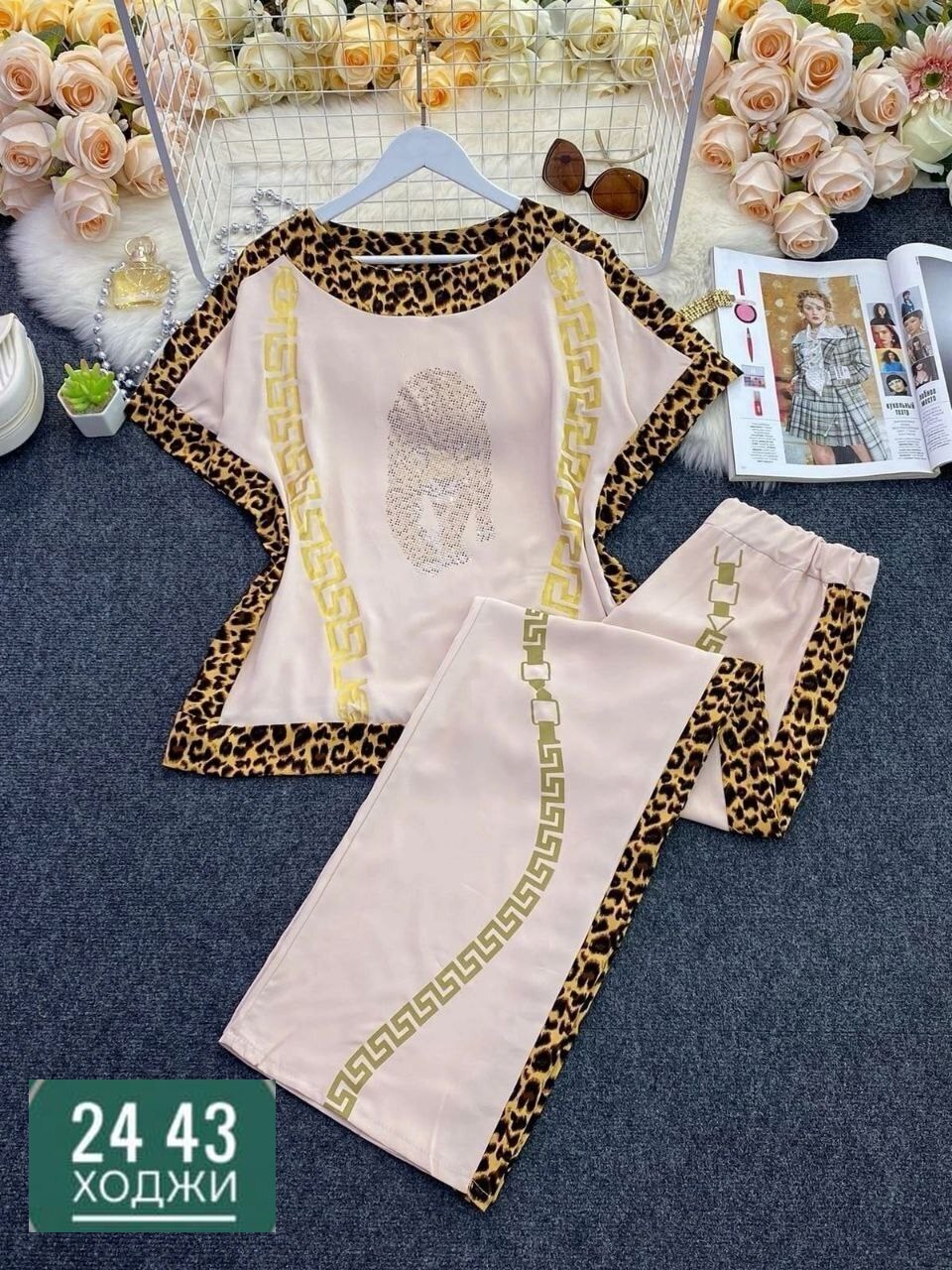 костюм со стразами,костюм женский,костюм двойка женская,турецкие костюмы,леопардовые костюмы