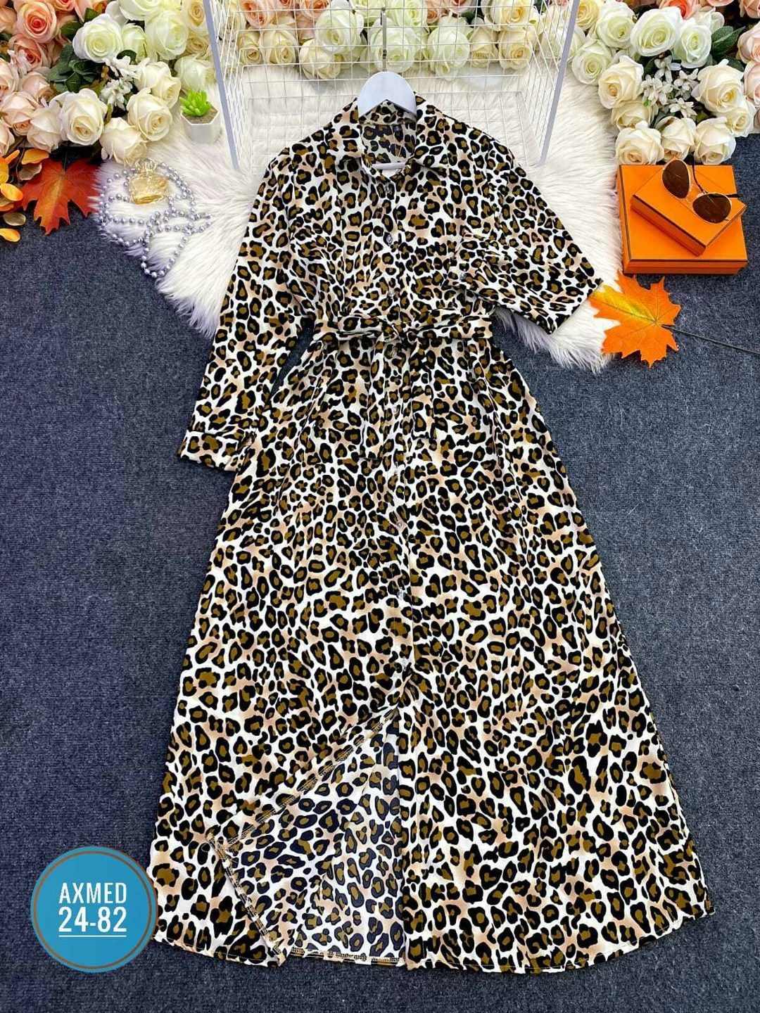 леопардовое платье,платье золла леопардовое длинное,shein clasi платье-рубашка с леопардовым принтом с разрезом поясом,платье женский леопардовый,платье в леопарде