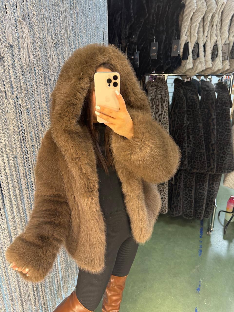 шуба искусственная экошуба зимняя с капюшоном (oversize) n&t store,шуба с капюшоном,искусственная шуба,искусственная шуба женская,шуба искусственная экошуба зимняя с капюшоном (oversize)